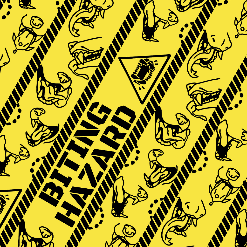 Biting Hazard - Wrist Strap