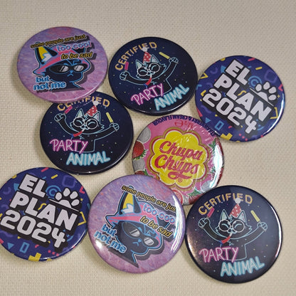 38mm Button Pins
